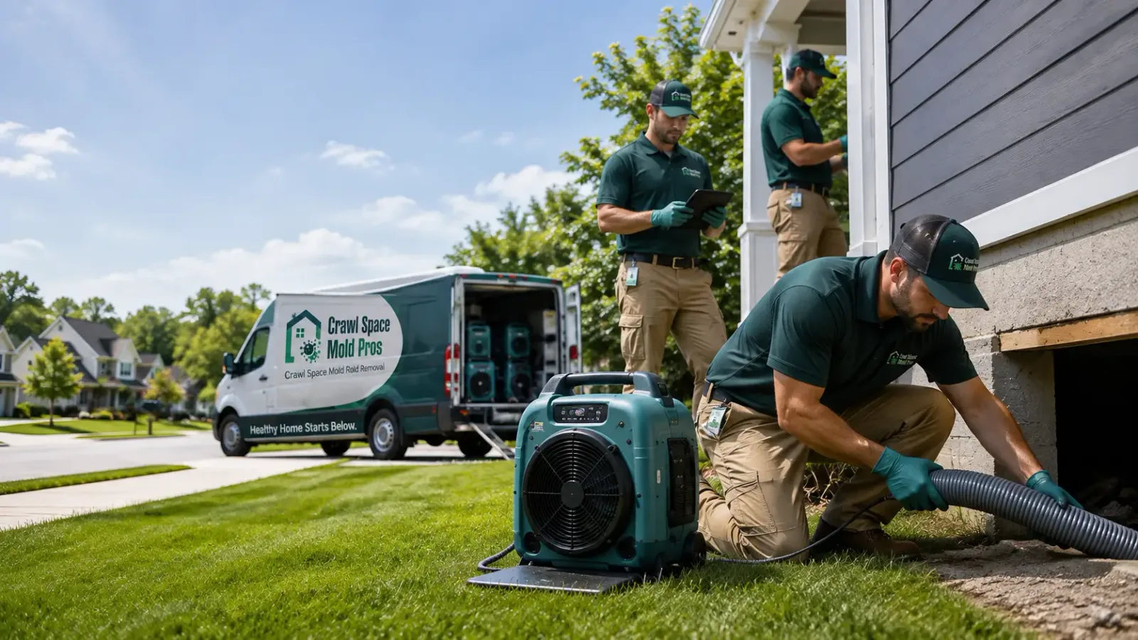Crawl Space Mold Removal in Abell, MD